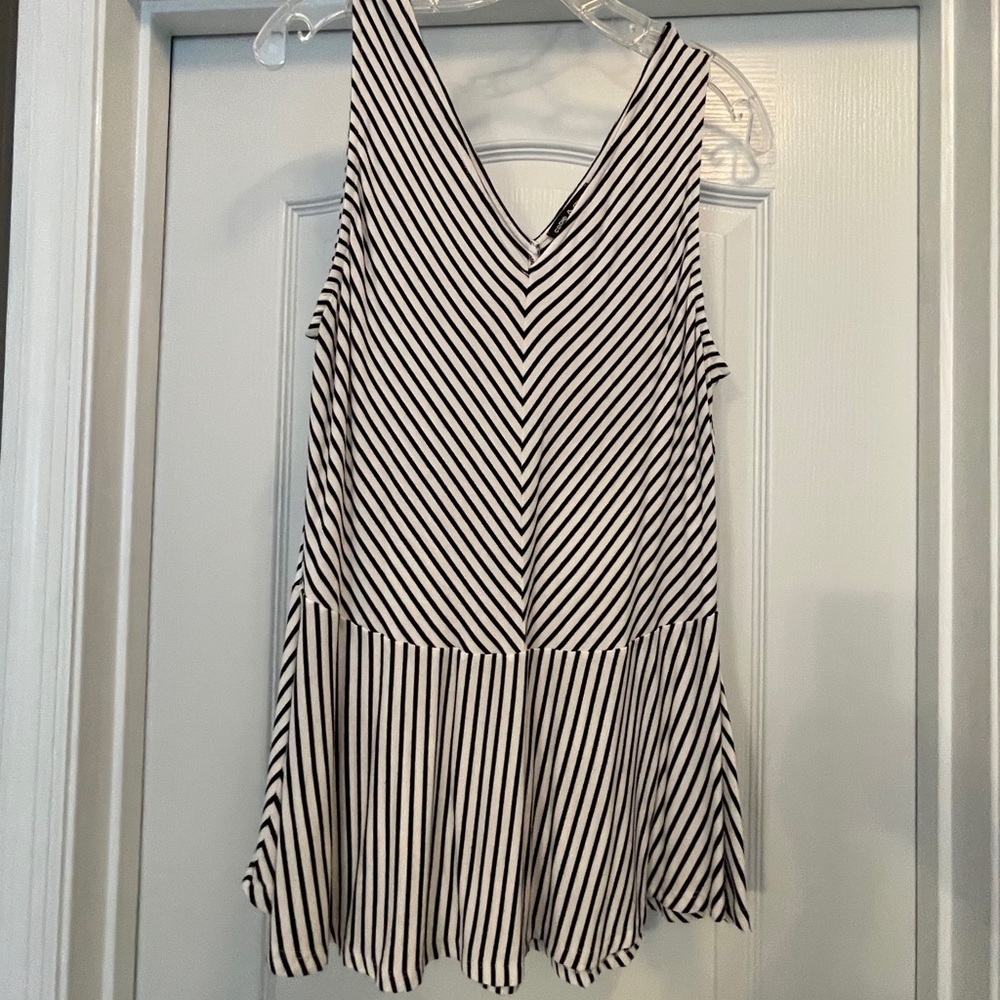 Cable and Gauge Peplum Top
